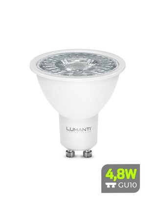 LAMPADA DICROICA LED GU10 4,8W 3000K 36° MR16 AUTOVOLT