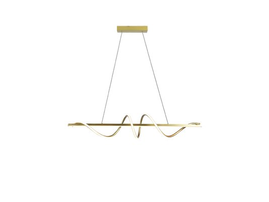 PENDENTE LED TASCHIBRA UNION 38W 3000K DOURADO