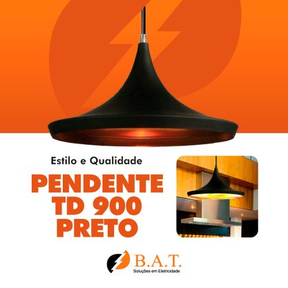 PENDENTE TD 900 PRETO