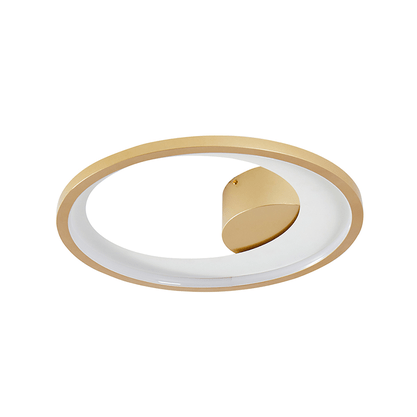 PLAFON LED ZAHAL UNO DOURADO FOSCO