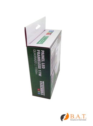PLAFON LED FRAMELESS 17W QUADRADO 4000K