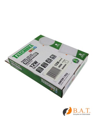 PLAFON LED LUX RECUADO 12W QUADRADO EMBUTIR 4000K