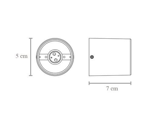 PLAFON SOBREPOR CANNON MR16 BRANCO
