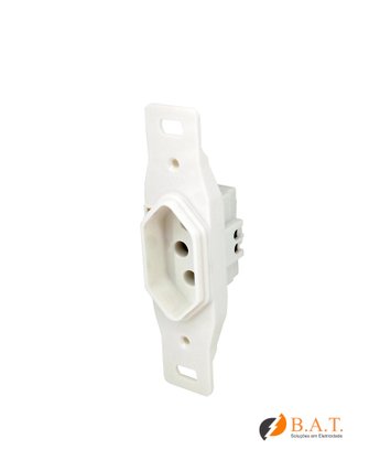 TOMADA 2P T 20A VERTICAL SEM PLACA