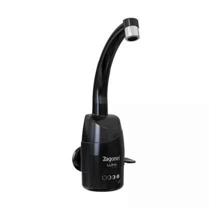TORNEIRA ELÉTRICA LUNA 4 TEMPERATURAS 5500W 220V PRETO - ZAGONEL