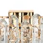 ARANDELA CRISTAL KOINE 2XE14 OURO BRILHO