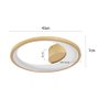 PLAFON LED ZAHAL UNO DOURADO FOSCO