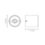 PLAFON SOBREPOR CANNON PAR20 PRETO FOSCO